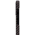 Pitaka iPhone 12 mini Aramid Black/Gold Twill dėklas 