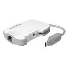 Kanex USB-C - 3xUSB, Ethernet adapteris