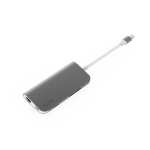 LMP USB-C 8 Multiport Space Gray adapteris