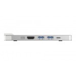 LMP USB-C Compact 8 Multiport Silver adapteris (išpakuotas)