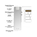 LMP USB-C Compact 8 Multiport Space Gray adapteris