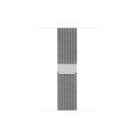 Apple Watch Series 6 GPS + Cellular, 44mm Silver Stainless Steel Case with Silver Milanese Loop