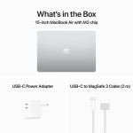 MacBook Air 15.3", M2 8C CPU, 8GB, 512GB, 10C GPU, Mac OS, Silver, RU