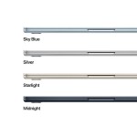 MacBook Air 13.6", M5 10C CPU, 16GB, 512GB, 8C GPU, Mac OS, Midnight (išpakuotas)