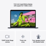 MacBook Air 13.6", M5 10C CPU, 16GB, 512GB, 8C GPU, Mac OS, Midnight (išpakuotas)