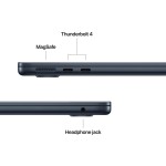 MacBook Air 13.6", M5 10C CPU, 16GB, 512GB, 8C GPU, Mac OS, Midnight (išpakuotas)