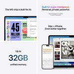 MacBook Air 13.6", M5 10C CPU, 16GB, 512GB, 8C GPU, Mac OS, Midnight (išpakuotas)