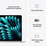 MacBook Air 13.6", M4 10C CPU, 16GB, 512GB, 10C GPU, Mac OS, Silver, RU