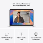 MacBook Air 13.6", M4 10C CPU, 16GB, 256GB, 8C GPU, Mac OS, Silver, RU