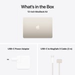 MacBook Air 13.6", M4 10C CPU, 24GB, 512GB, 10C GPU, Mac OS, Starlight, RU