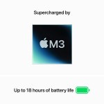 MacBook Air 13.6", M3 8C CPU, 16GB, 256GB, 8C GPU, Mac OS, Midnight