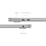MacBook Air 13.6", M3 8C CPU, 16GB, 256GB, 8C GPU, Mac OS, Silver, RU