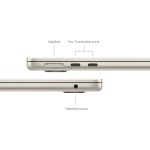 MacBook Air 13.6", M3 8C CPU, 24GB, 512GB, 10C GPU, Mac OS, Starlight, RU