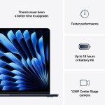 MacBook Air 15.3", M4 10C CPU, 24GB, 512GB, 10C GPU, Mac OS, Midnight, RU