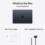 MacBook Air 15.3", M4 10C CPU, 24GB, 512GB, 10C GPU, Mac OS, Midnight