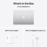 MacBook Air 15.3", M4 10C CPU, 16GB, 256GB, 10C GPU, Mac OS, Silver, RU