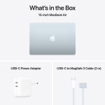 MacBook Air 15.3", M4 10C CPU, 16GB, 512GB, 10C GPU, Mac OS, Sky Blue