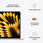 MacBook Air 15.3", M4 10C CPU, 24GB, 512GB, 10C GPU, Mac OS, Starlight, RU