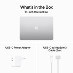 MacBook Air 15.3", M3 8C CPU, 8GB, 256GB, 10C GPU, Mac OS, Silver, RU