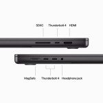MacBook Pro 16", M3 Pro 12C CPU, 18GB, 1TB, 18C GPU, Mac OS, Space Black