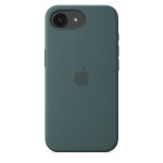 iPhone 16e/17e Silicone Case - Lake Green