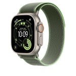 49mm Green/Neon Trail Loop - S/M - Natural Titanium Finish
