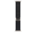 49mm Black Alpine Loop - Large - Natural Titanium Finish
