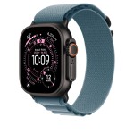 49mm Light Blue Alpine Loop - Small - Black Titanium Finish