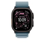 49mm Light Blue Alpine Loop - Large - Black Titanium Finish
