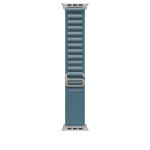49mm Light Blue Alpine Loop - Large - Natural Titanium Finish