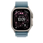 49mm Light Blue Alpine Loop - Large - Natural Titanium Finish