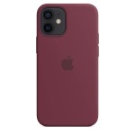 Apple iPhone 12 mini silikoninis dėklas su MagSafe - Plum
