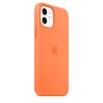 Apple iPhone 12 / 12 Pro silikoninis dėklas su MagSafe - Kumquat