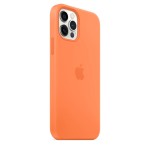 Apple iPhone 12 / 12 Pro silikoninis dėklas su MagSafe - Kumquat