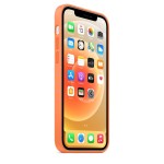 Apple iPhone 12 / 12 Pro silikoninis dėklas su MagSafe - Kumquat