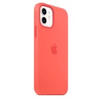 Apple iPhone 12 / 12 Pro silikoninis dėklas su MagSafe - Pink Citrus