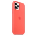 Apple iPhone 12 / 12 Pro silikoninis dėklas su MagSafe - Pink Citrus