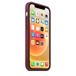 Apple iPhone 12 / 12 Pro silikoninis dėklas su MagSafe - Plum