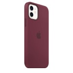 Apple iPhone 12 / 12 Pro silikoninis dėklas su MagSafe - Plum