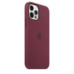 Apple iPhone 12 / 12 Pro silikoninis dėklas su MagSafe - Plum