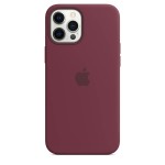 Apple iPhone 12 Pro Max silikoninis dėklas su MagSafe - Plum