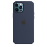 Apple iPhone 12 Pro Max silikoninis dėklas su MagSafe - Deep Navy