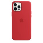 Apple iPhone 12 Pro Max silikoninis dėklas su MagSafe - (PRODUCT)RED