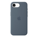iPhone 16e/17e Silicone Case with MagSafe - Anchor Blue