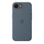 iPhone 16e/17e Silicone Case with MagSafe - Anchor Blue