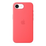 iPhone 16e/17e Silicone Case with MagSafe - Bright Guava