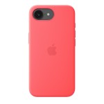 iPhone 16e/17e Silicone Case with MagSafe - Bright Guava