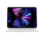 Apple Magic Keyboard iPad Pro 11" / iPad Air (nuo 2020m) dėklas-klaviatūra su Trackpad - White (išpakuota)