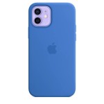 Apple iPhone 12 / 12 Pro silikoninis dėklas su MagSafe - Capri Blue
