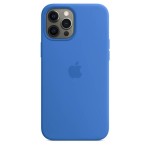 Apple iPhone 12 Pro Max silikoninis dėklas su MagSafe - Capri Blue